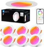 Reflektor wpuszczany LED VARICART 230 V RGB 6 szt.