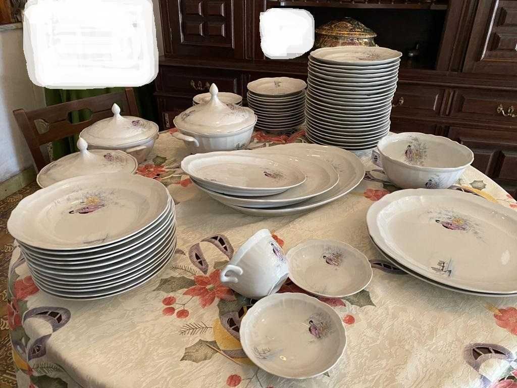 Serviço louça jantar - porcelana