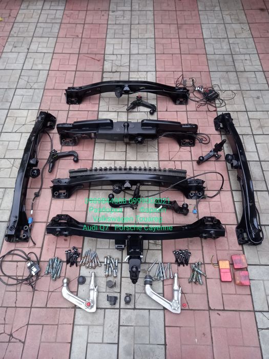 Фаркоп прицепное причепне крюк гак Туарег Кайен Ку7 розетка болти