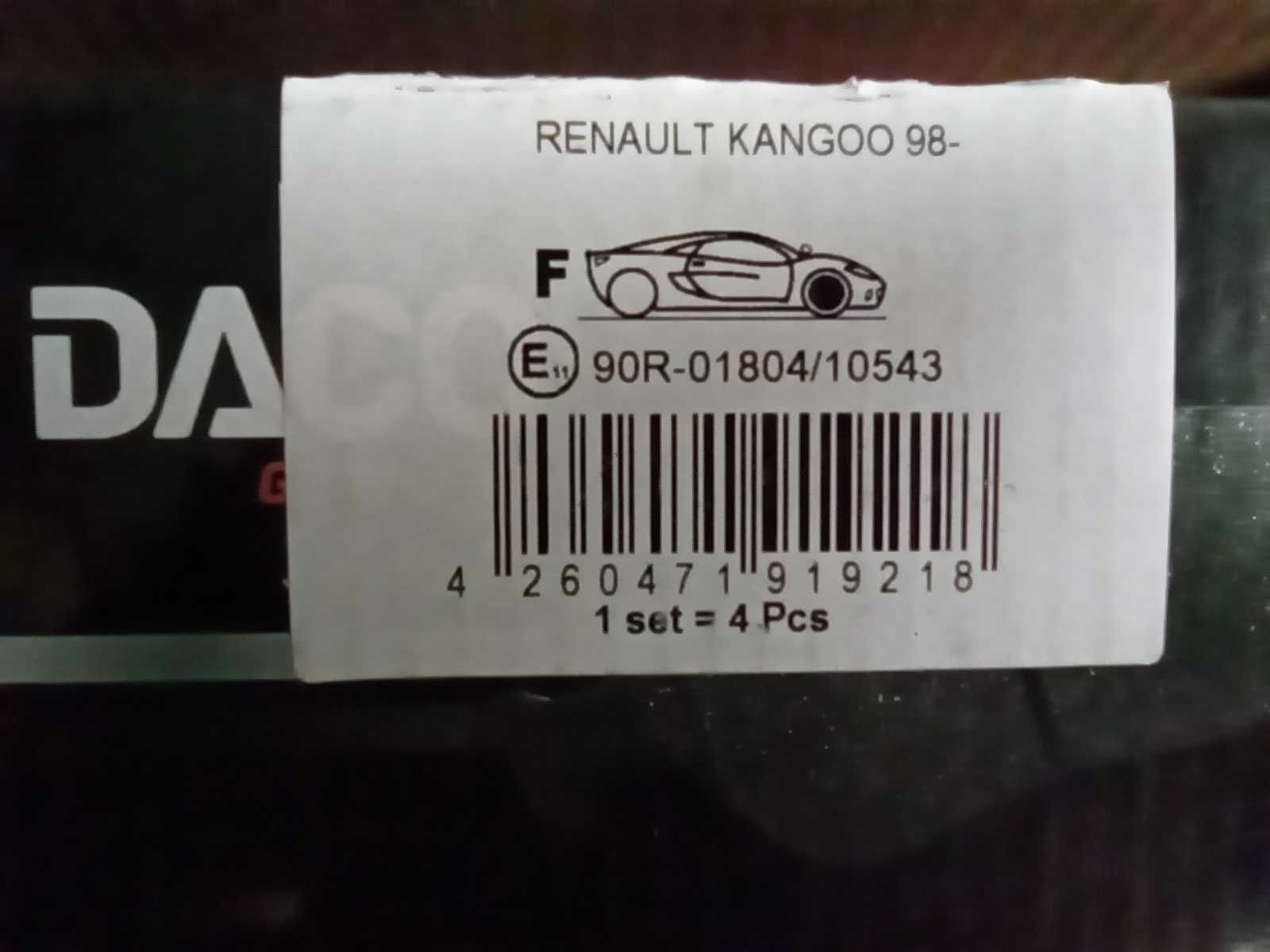 Klocki hamulcowe DACO  323938 KANGOO 98-  PRZÓD