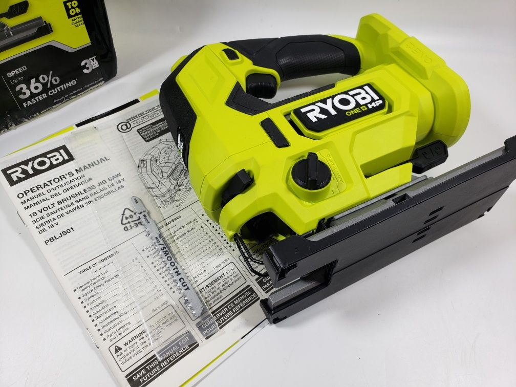 RYOBI PBLJS01B ONE+ HP 18V Безщітковий акумуляторний лобзик RJS18X