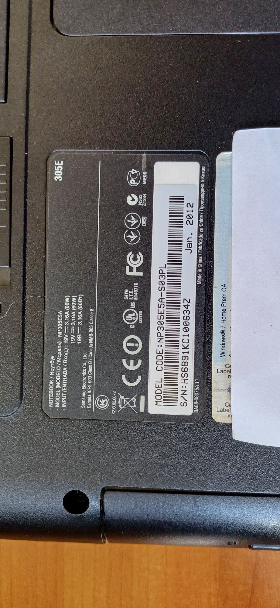 Samsung NP305E5A-S03PL Linux MX.