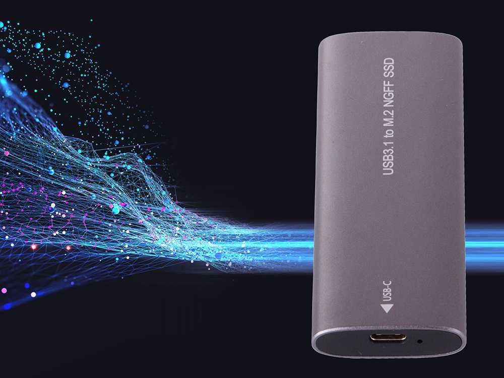 Obudowa adapter dysku kieszeń m.2 sata ngff usb typ-c 3.1 2230/2280mm