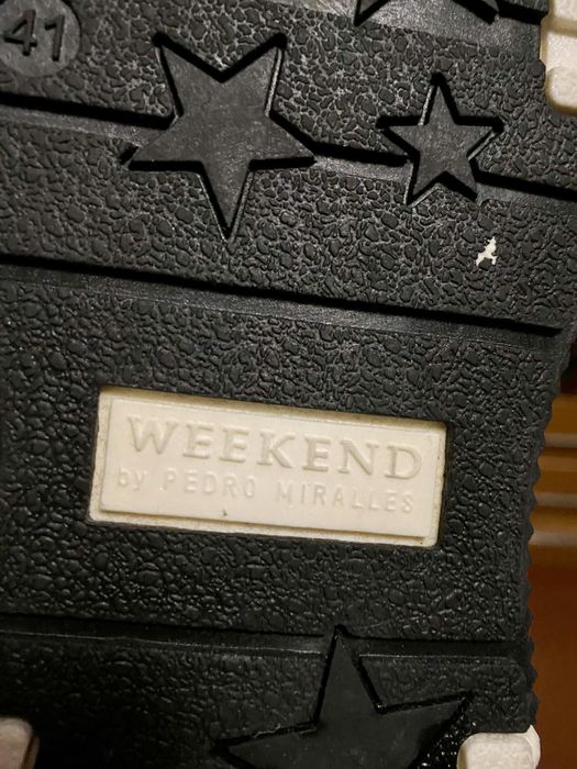Кожаные кросовки, хайтопы, сникерсы Weekend by Pedro Miralles