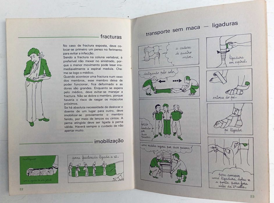 Vamos fazer primeiros socorros de 1976