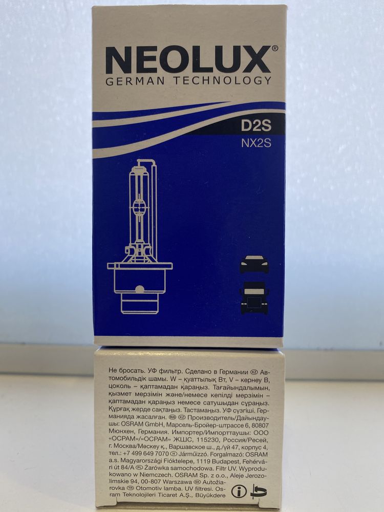 NEOLUX D2S 35w nx2s Ксенонова лампа (Оригінал).