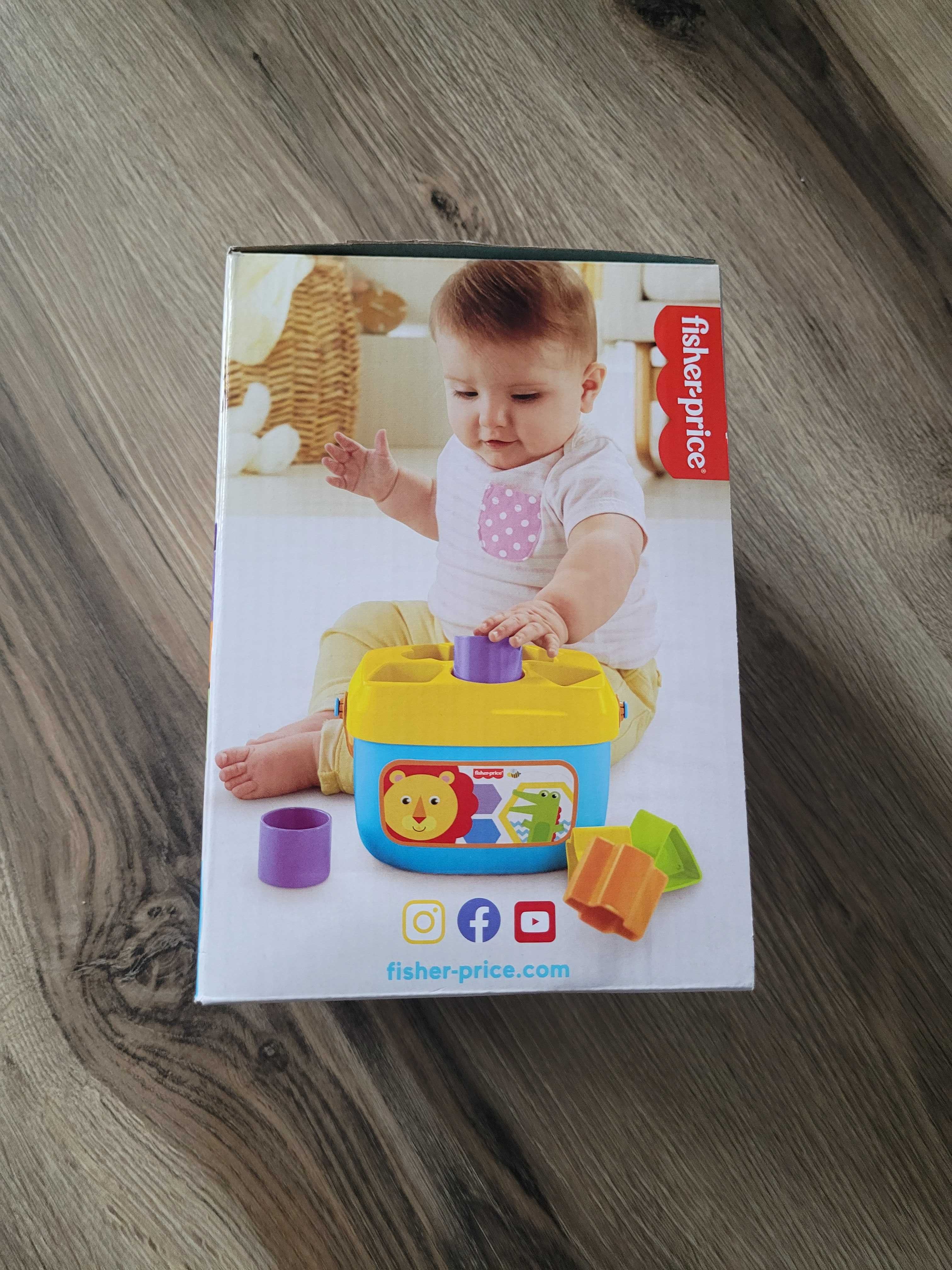 Nowe Klocki sensoryczne FISHER PRICE Pierwsze Klocki Malucha