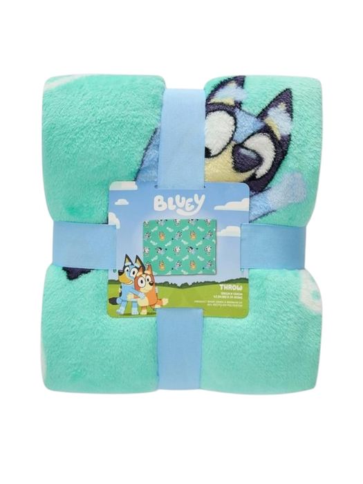 Ciepły kocyk dziecięcy Bluey koc polarowy 120x150cm prezent
