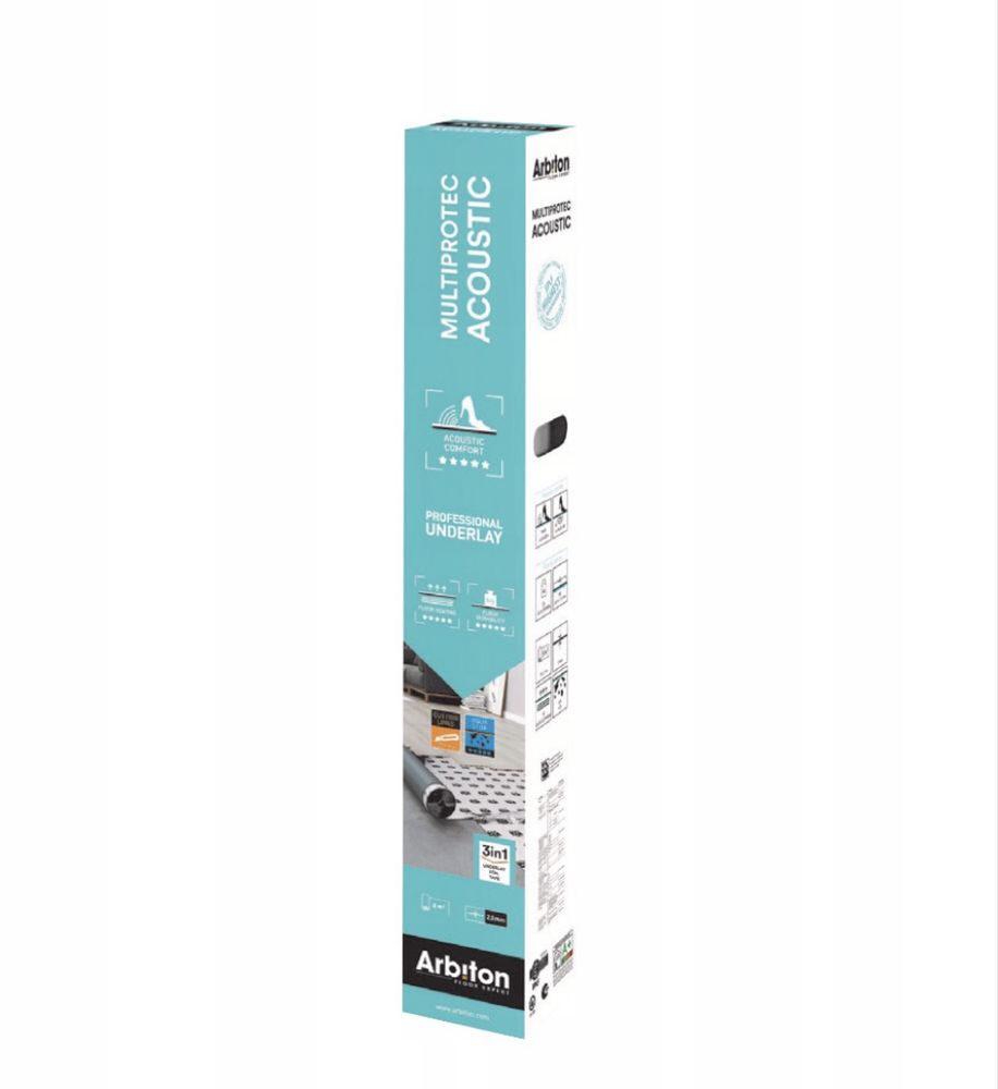 1m2 MULTIPROTEC ACOUSTIC 2mm 3w1 podktad Arbiton