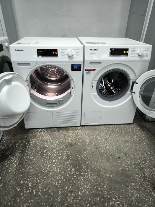 Okazja!Zestaw Miele Pralka W1+ Suszarka T1 z pompą ciepła!