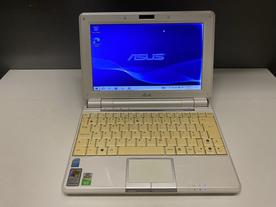 Asus Eee 1000H com windows 10 home branco perola