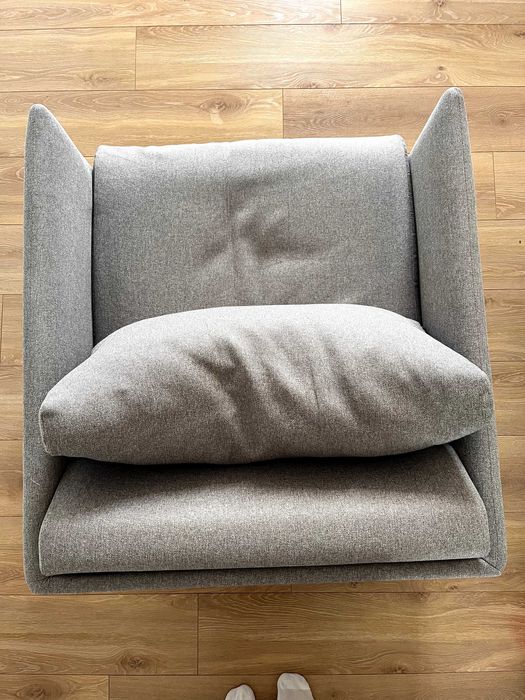 Крісло-ліжко NORODDEN світло-сірий