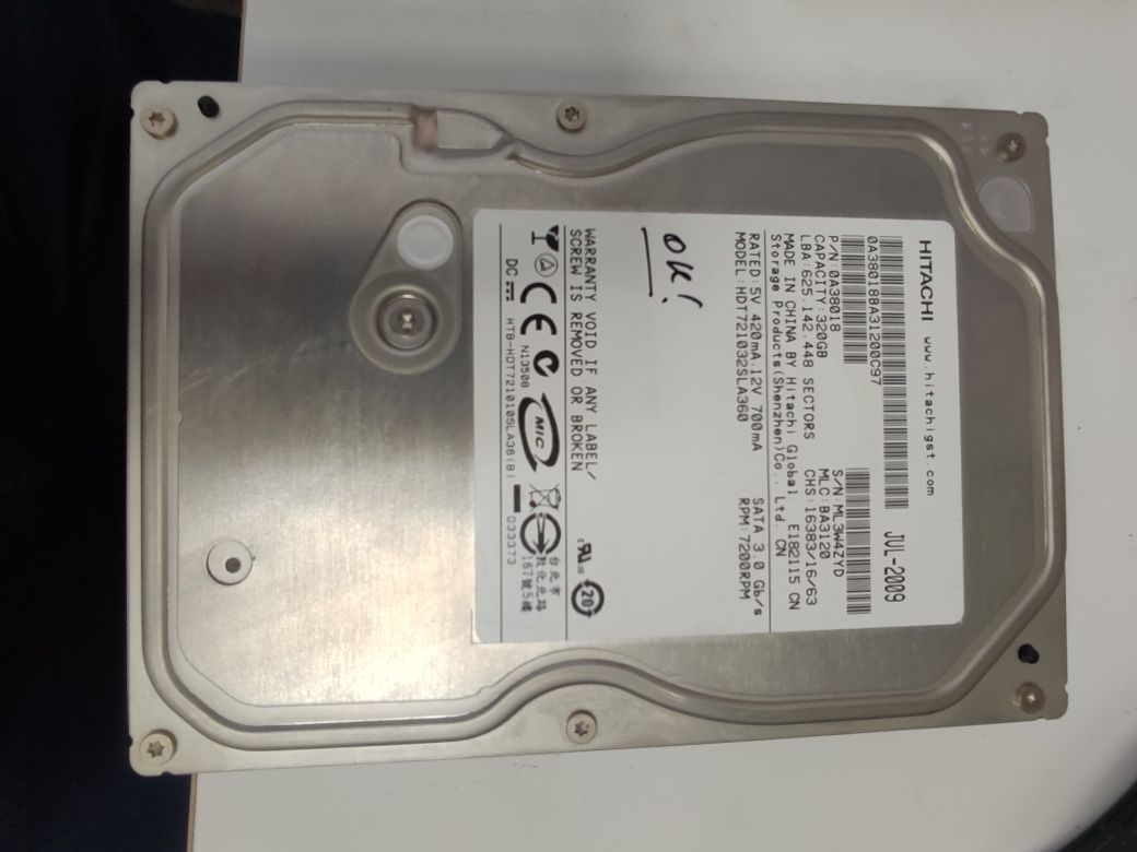 Продам HDD 320gb