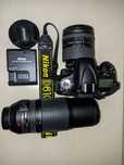 Nikon D610 в комплекте 2 объектива и сумка