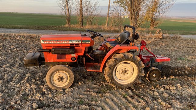 Mini traktorek ogrodniczy sadowniczy komunalny hinomoto c172