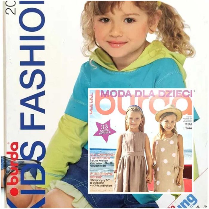 Burda Kids Fashion 2008 + Burda moda dla dzieci 1/2016