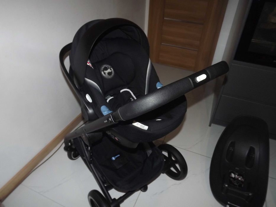 Cybex balios s lux 2.0 moon black 3w1 JAK NOWY baza Cybex na 2 fotele