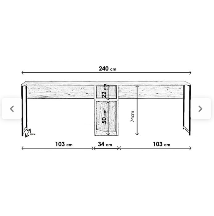 Mesa de escritorio Annis -