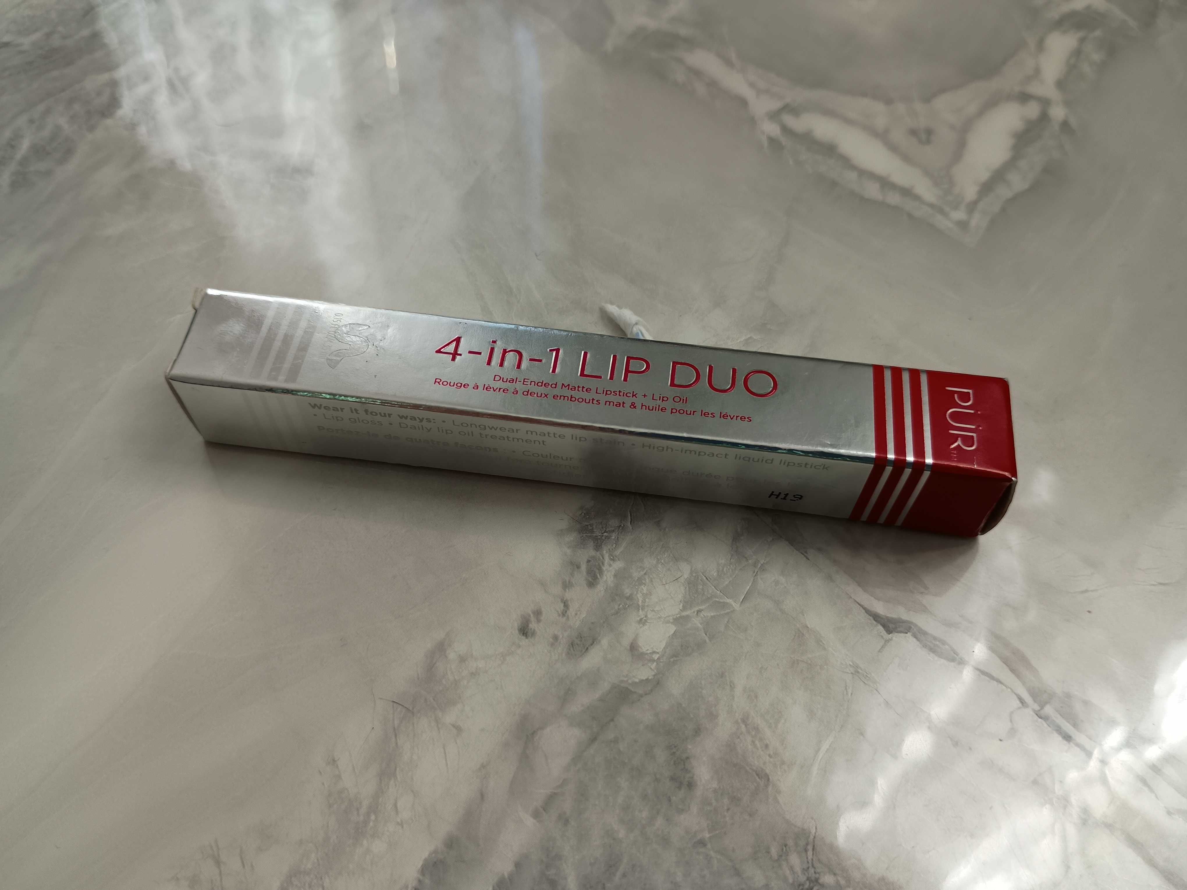 PUR - 4-in-1 Lip Duo  Matowa pomadka z olejkiem dwustronny błyszczyk