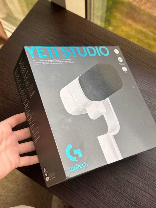 студійний мікрофон Logitech G Yeti Studio Active Dynamic XLR OFF White