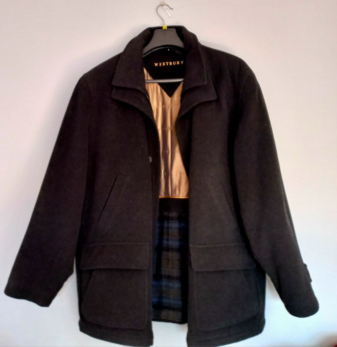 Westbury krótki płaszcz męski ,wełna ,kaszmir r.58