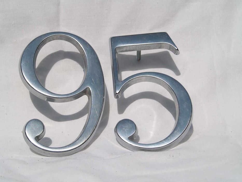 cyfry do numeracji posesji, 68, 56, 95,59