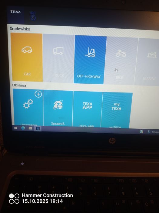 Komputer diagnostyczny Texa maszyn rolniczych