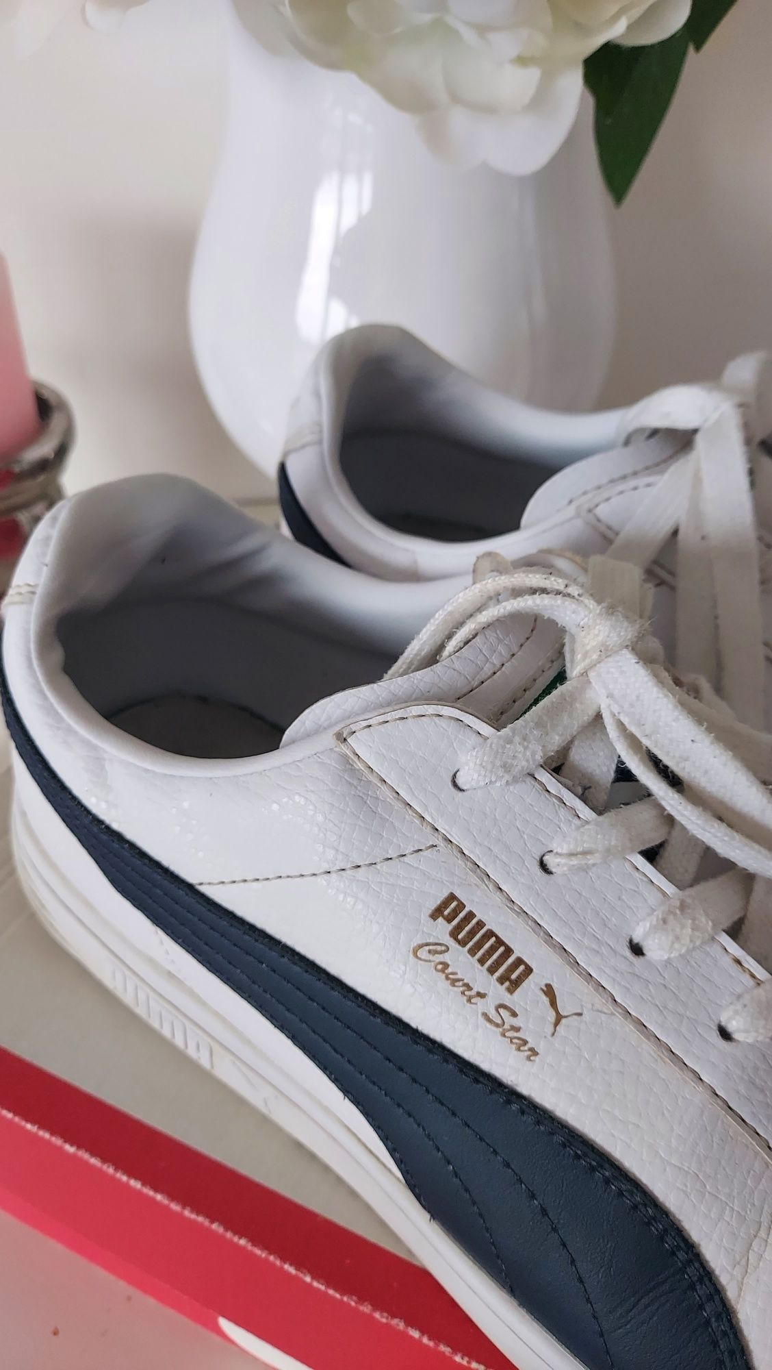 PUMA sneakersy skóra naturalna