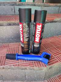 Motul C1 (Очисник) + Motul C3 (Мастило для Ендуро) + подарунок