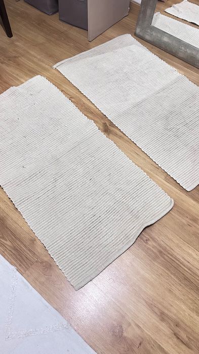 Tapetes cremes conjunto