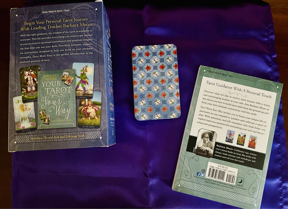 Tarot Made Easy Kit de Barbara Moore (novo e original)