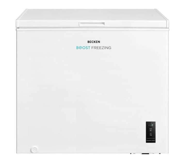 Arca congeladora Horizontal BECKEN BCF8336, 198L, nova, garantia