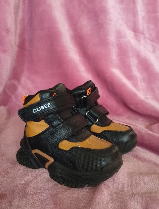 Зимние ботинки clibee +чуни в подарок 22р