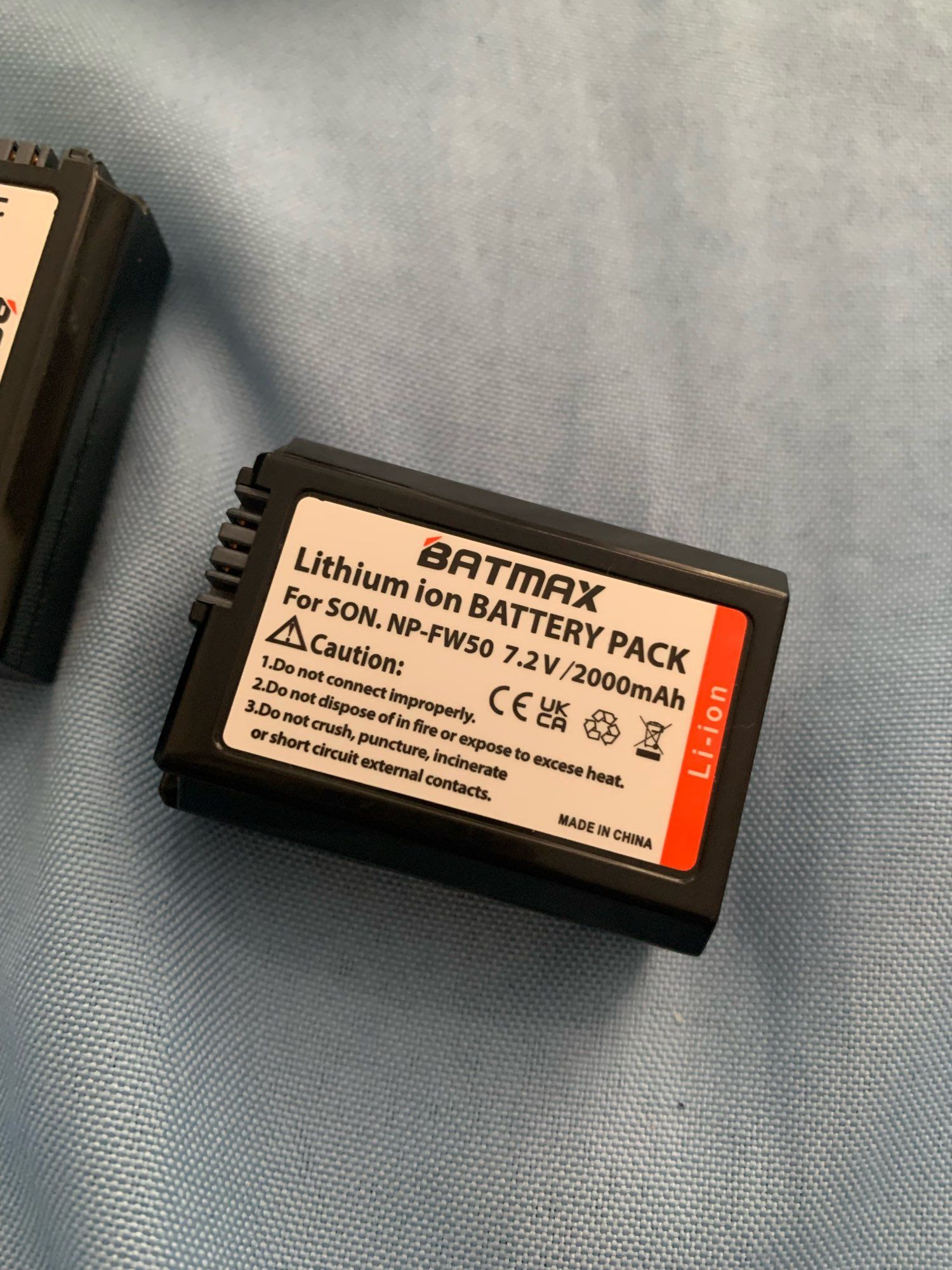 Bateria recarregável batmax np-fw50 2000mAh para Sony NOVO
