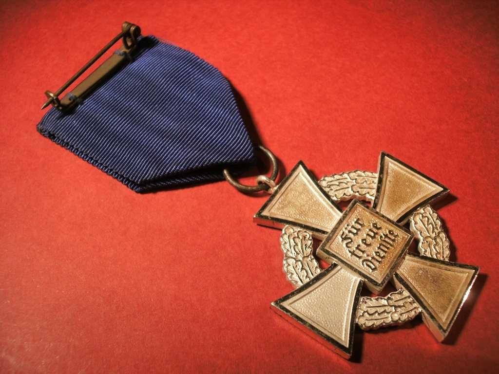 Medalha Faithful Service 25 years - 3º Reich - Alemanha - WW2