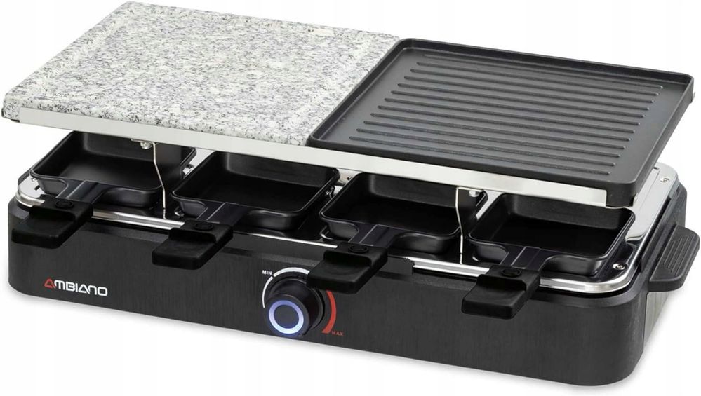 Grill Raclette elektryczny do kuchni 1400W Kamień