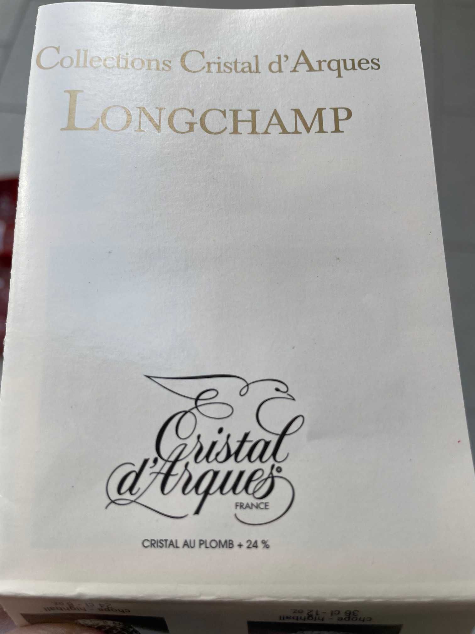 Garrafa e 2 cálices para licor Cristal D'Arques