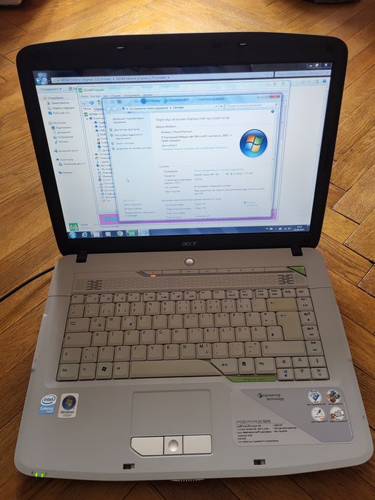 Ноутбук Acer Aspire 5315 , 15,4 Екран без зарядного та ссд