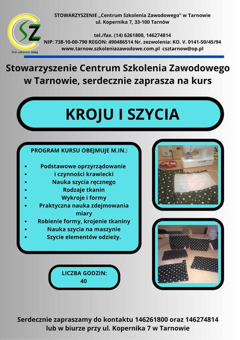 Kurs Kroju i szycia