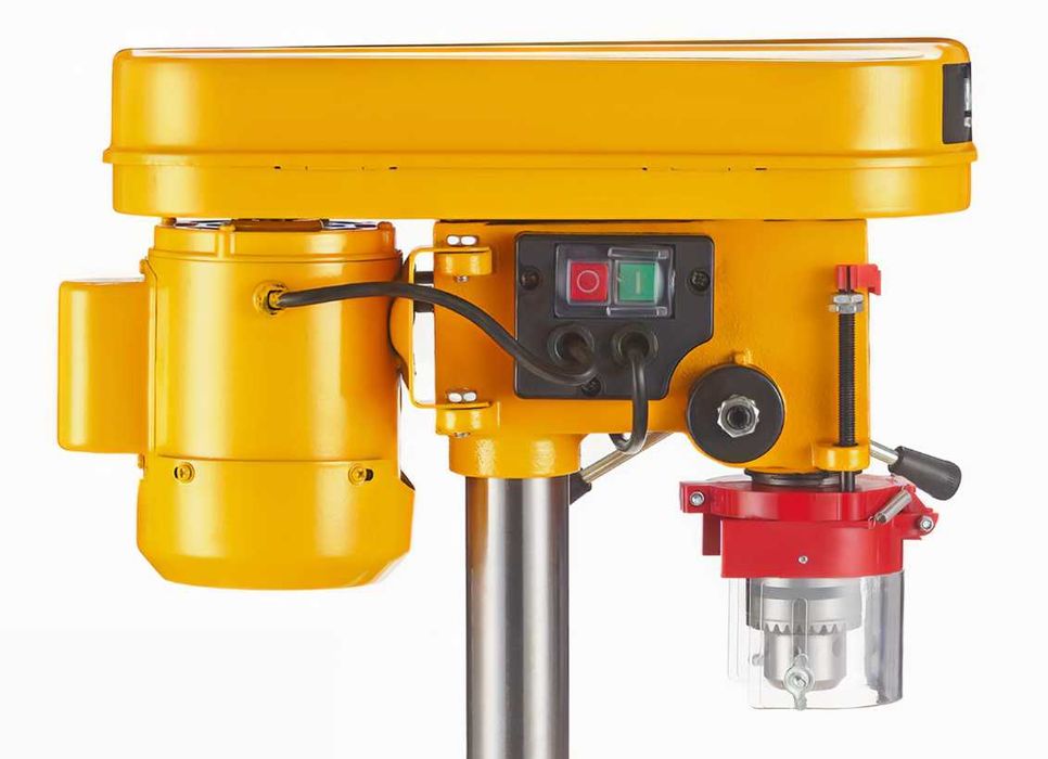 Wiertarka Stołowa Kolumnowa Indukcyjna Słupowa 1700W + Imadło Końcówki