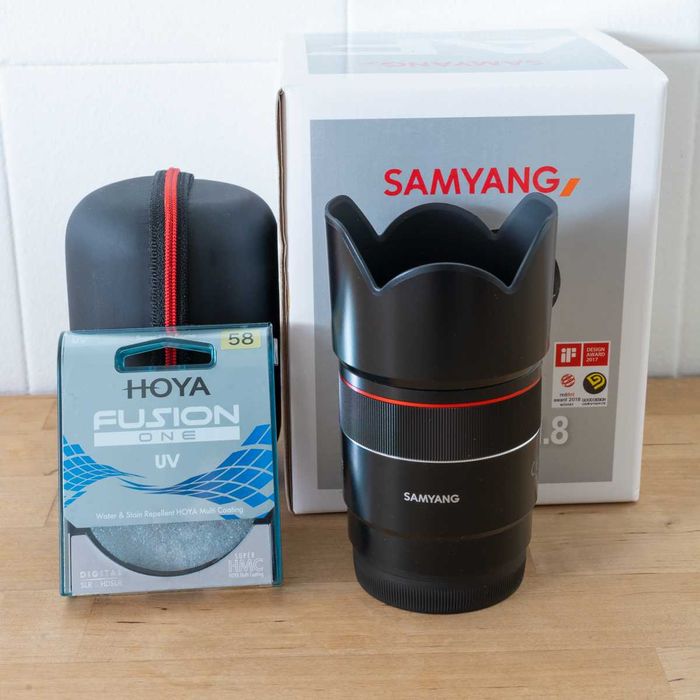 Objetiva Samyang 75mm f1.8 AF para Sony FE - Como Nova