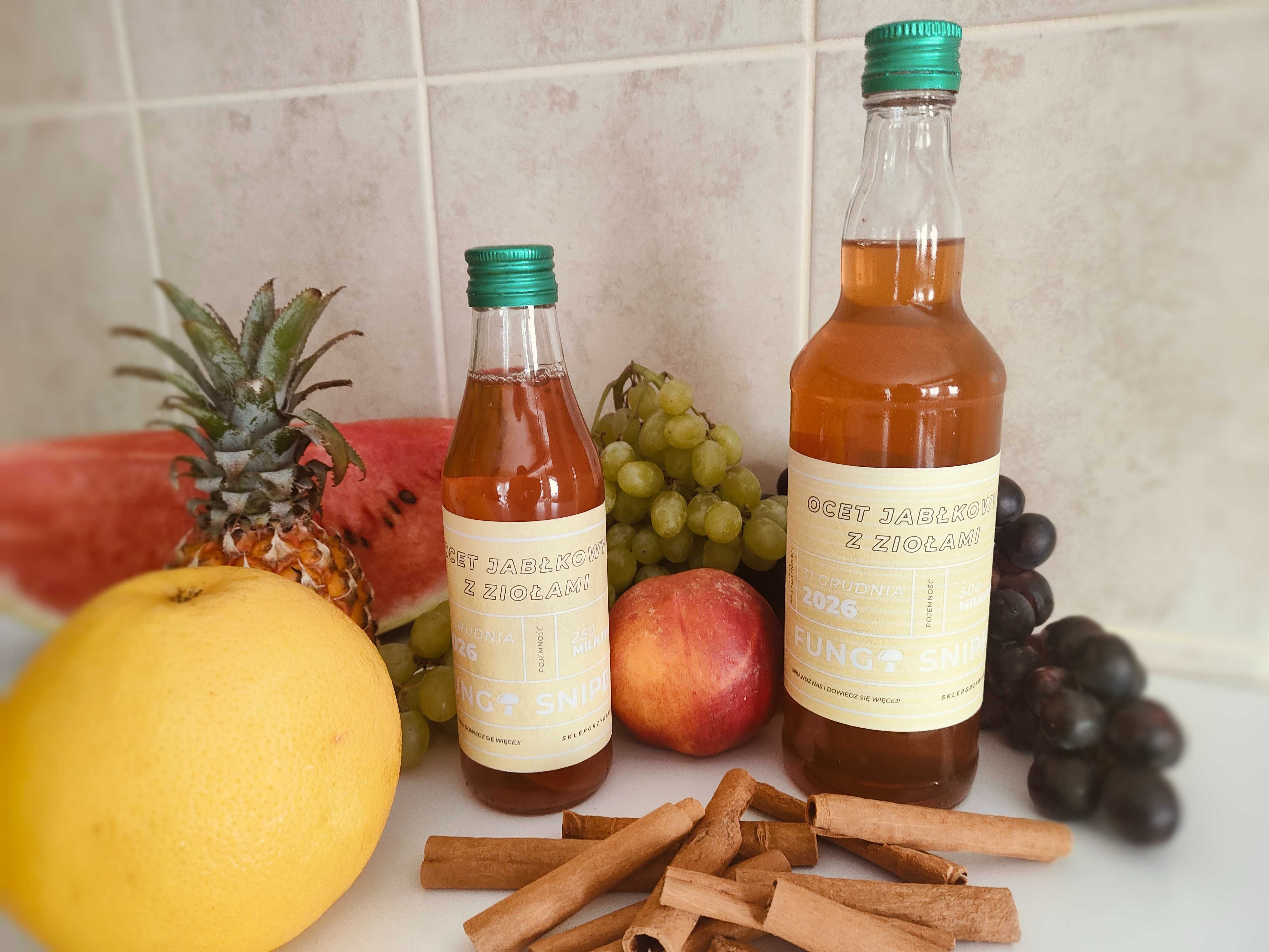 Ocet Jabłkowy z Ziołami (500ml)