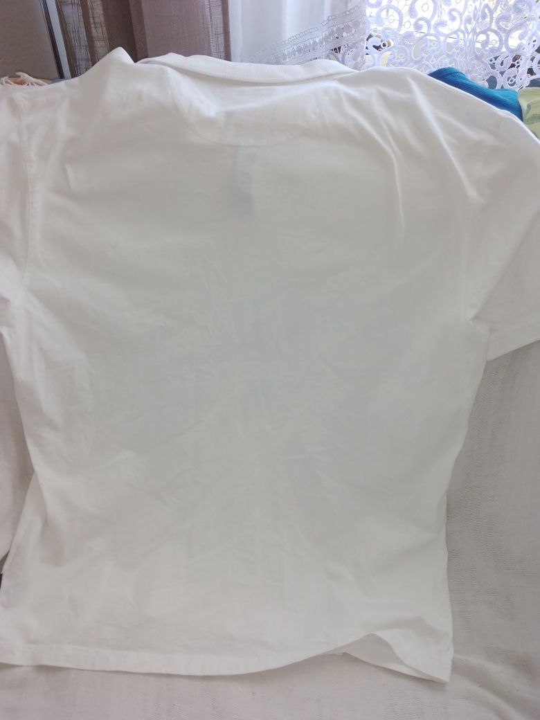Koszulka polo męska 3 XL biała cotton