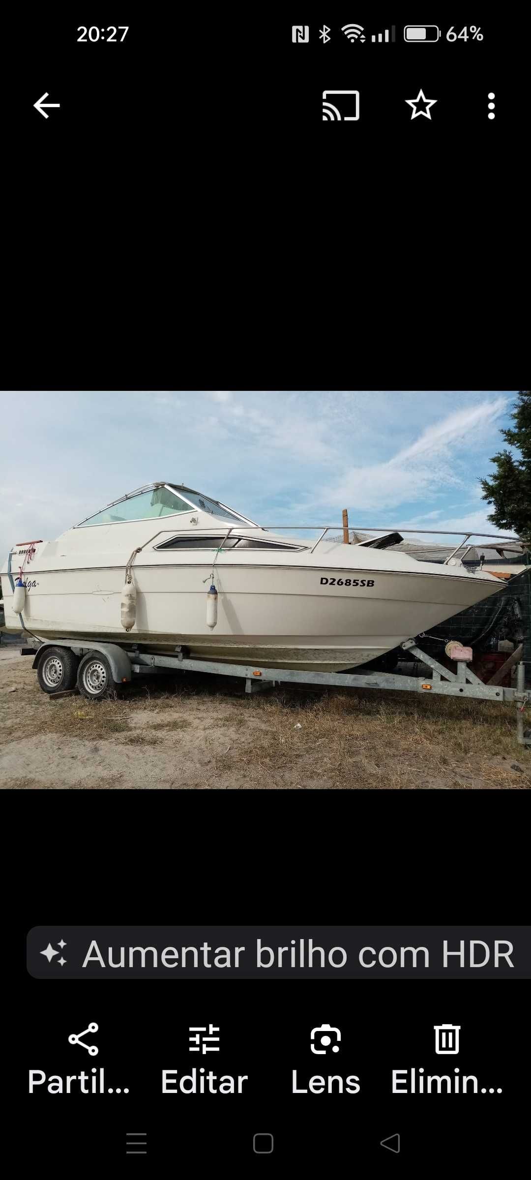 Sea Ray 230 cabinado