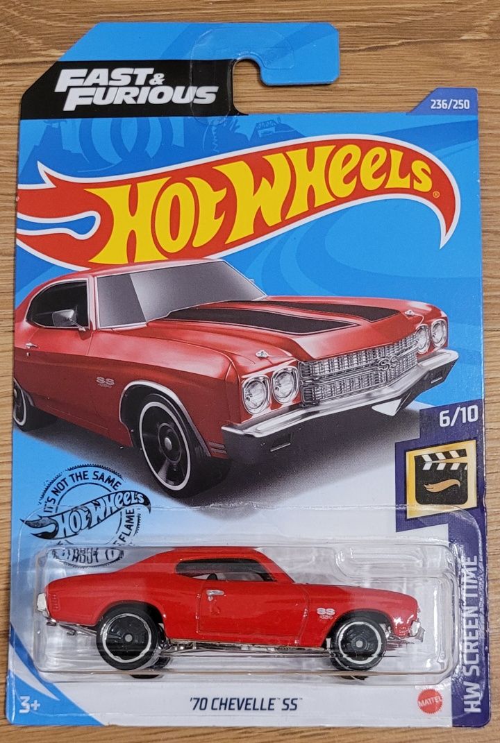 Chevelle SS czerwony Hot Wheels