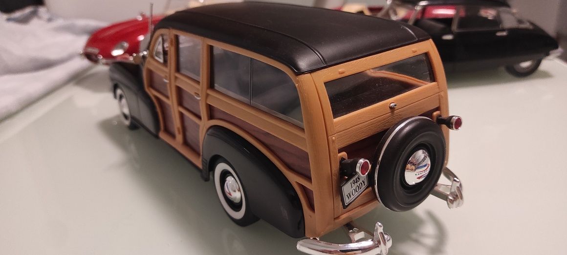 1/18 Chevrolet Woody welly carro coleção miniatura