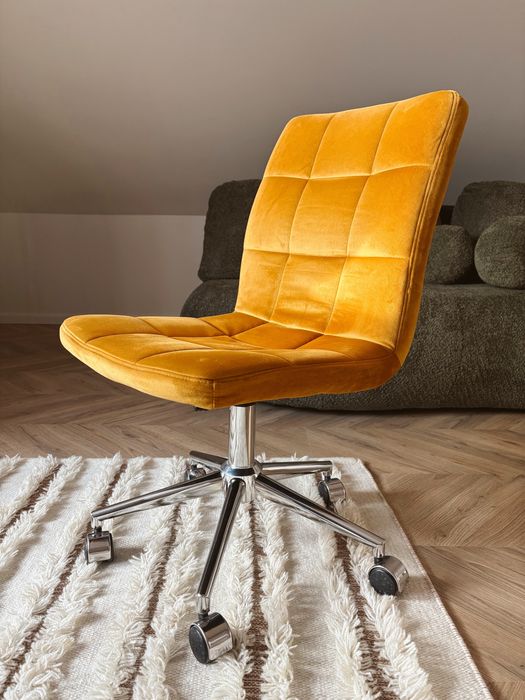 Fotel obrotowy biurowy Signal żółty/curry