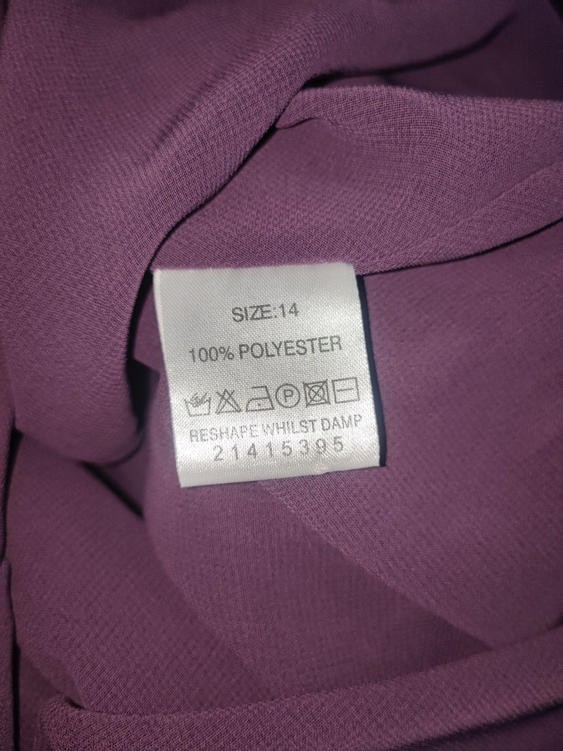 Elegancka śliwkowa koszulka bluzka Kluss XL