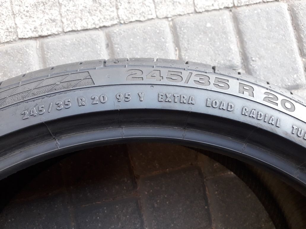 CONTINENTAL 245/35R20 95Y , pojedyńcza opona letnia.