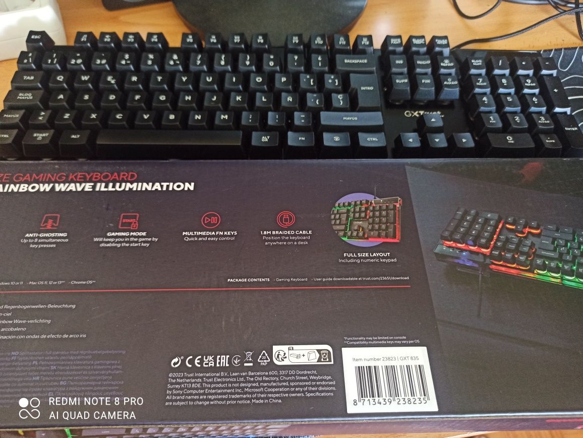 Teclado GXT gaming